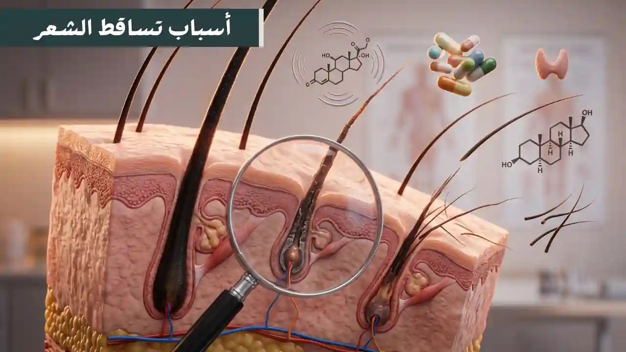 صورة مقال أسباب تساقط الشعر